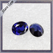 Luminous Exquisite Oval Brilliant Deep Blue Sapphire Corundum
